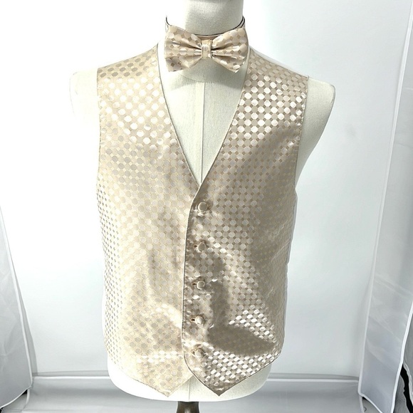 Joseph & Feiss suit vest and bow tie men’s XS - Picture 1 of 8